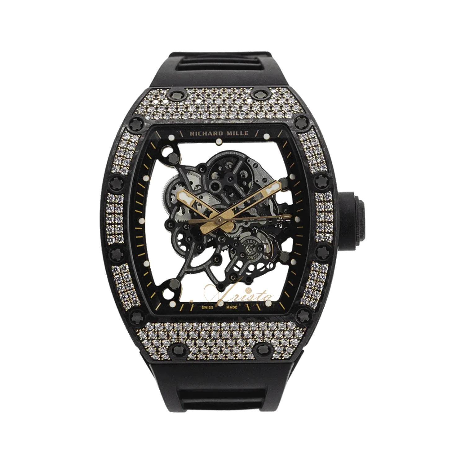 アイドル S-5 RM055 carbon RICHARD MILLE | RM055 RM055 Carbon TPT Diamond - Aristo Watch